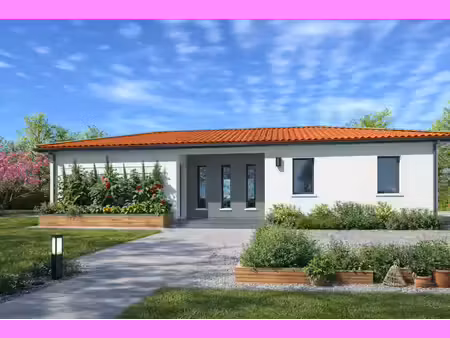 terrain avec maison neuve à vendre