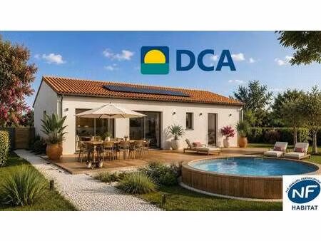 terrain avec maison neuve à vendre