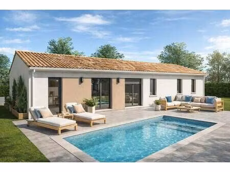 terrain avec maison neuve à vendre