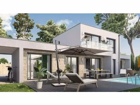 terrain avec maison neuve à vendre