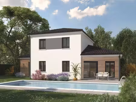 terrain avec maison neuve à vendre