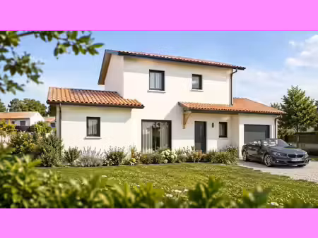 terrain avec maison neuve à vendre