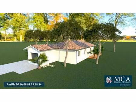 terrain avec maison neuve à vendre