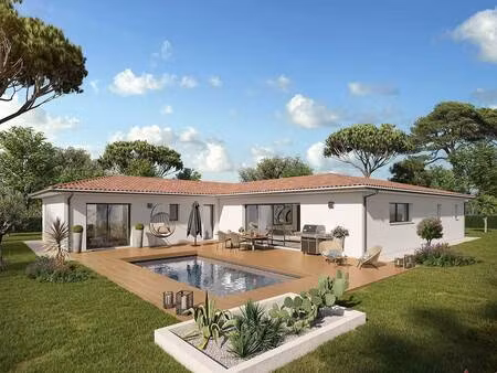 terrain avec maison neuve à vendre