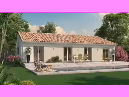 terrain avec maison neuve à vendre