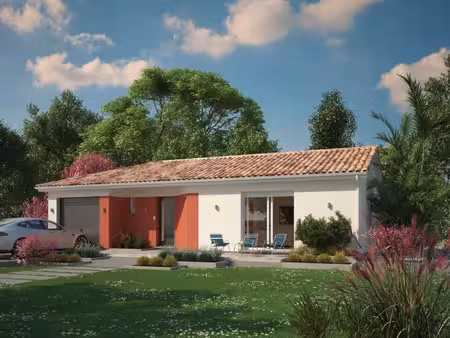 terrain avec maison neuve à vendre