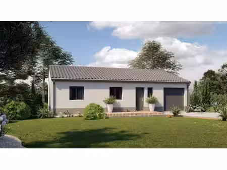 terrain avec maison neuve à vendre