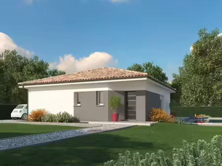 terrain avec maison neuve à vendre