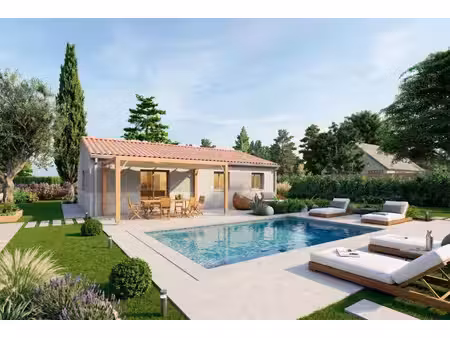terrain avec maison neuve à vendre