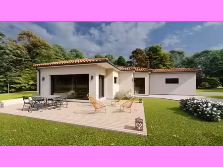 terrain avec maison neuve à vendre