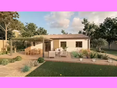 terrain avec maison neuve à vendre