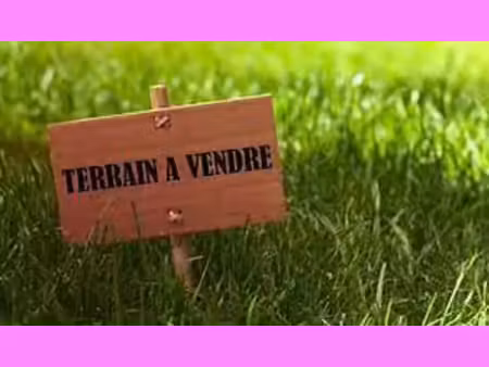terrain constructible à vendre