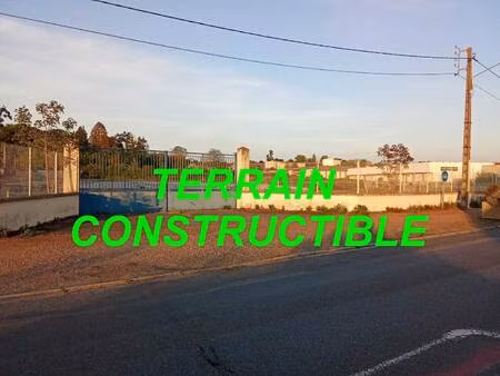 terrain constructible à vendre
