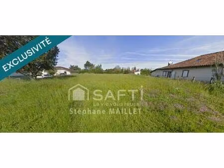 terrain constructible viabilisé à vendre