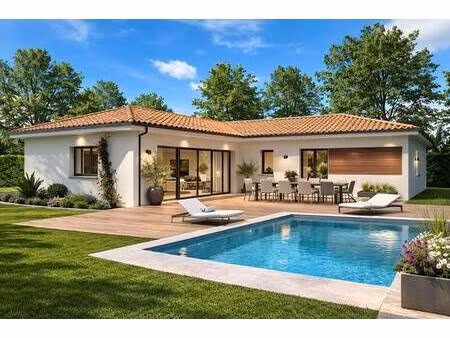terrain avec maison neuve à vendre