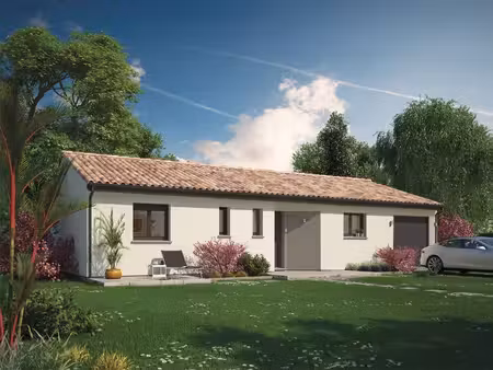 terrain avec maison neuve à vendre