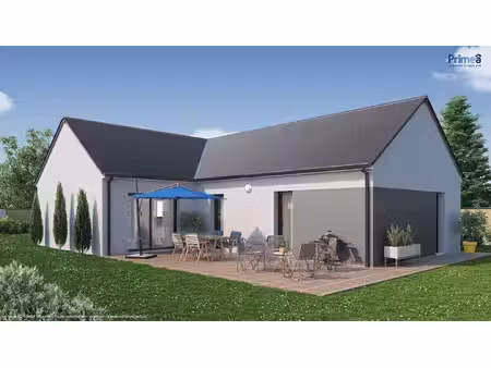 terrain avec maison neuve à vendre