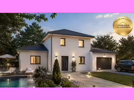 terrain avec maison neuve à vendre