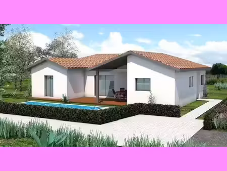 terrain avec maison neuve à vendre