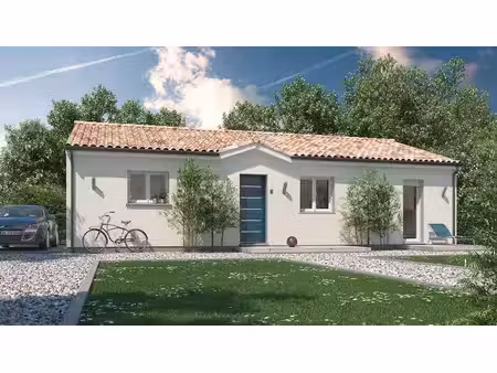 terrain avec maison neuve à vendre