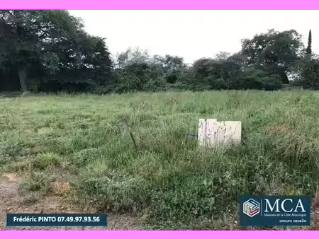 terrain constructible viabilisé à vendre