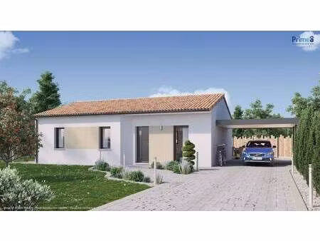 terrain avec maison neuve à vendre