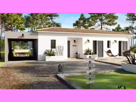 terrain avec maison neuve à vendre