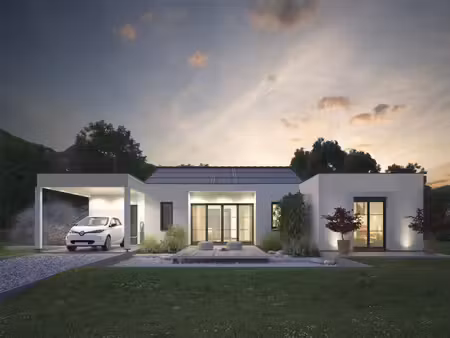 terrain avec maison neuve à vendre