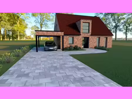 terrain avec maison neuve à vendre