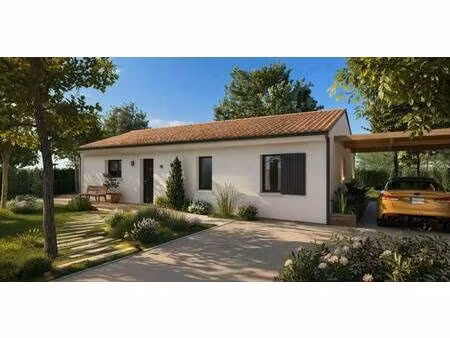 terrain avec maison neuve à vendre