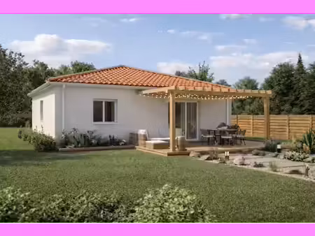 terrain avec maison neuve à vendre