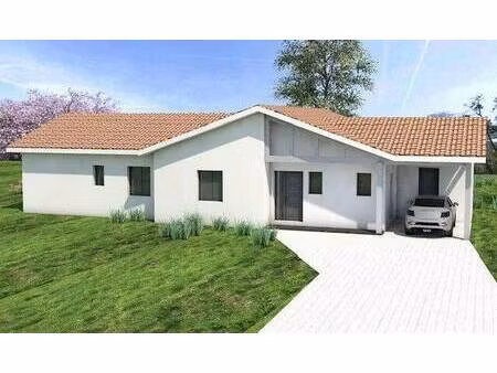 terrain avec maison neuve à vendre