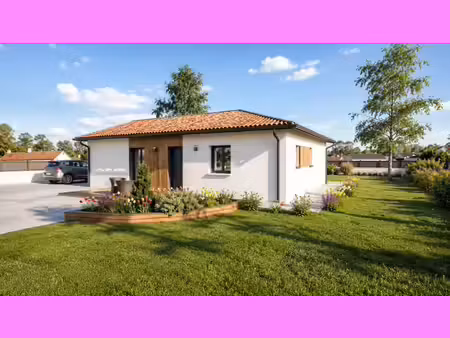 terrain avec maison neuve à vendre