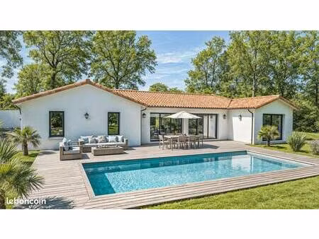 terrain avec maison neuve à vendre