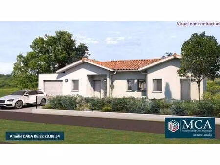 terrain avec maison neuve à vendre