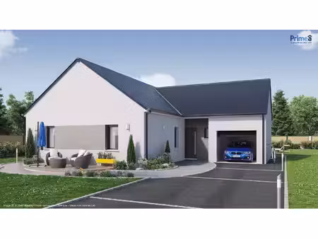 terrain avec maison neuve à vendre
