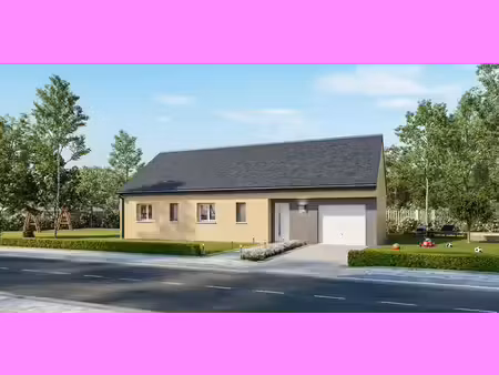terrain avec maison neuve à vendre
