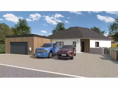 terrain avec maison neuve à vendre