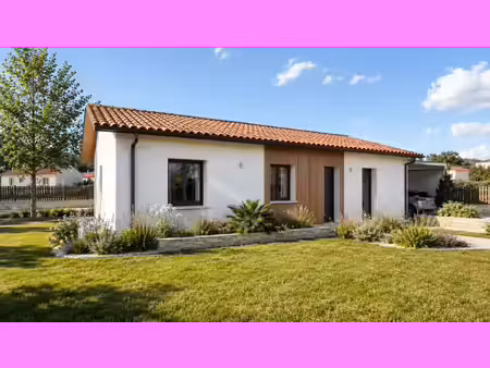 terrain avec maison neuve à vendre