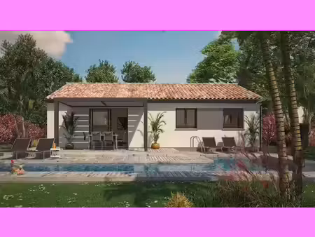 terrain avec maison neuve à vendre