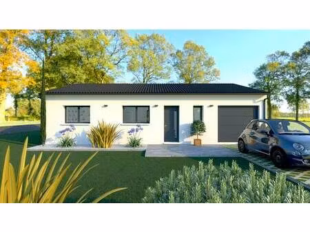 terrain avec maison neuve à vendre
