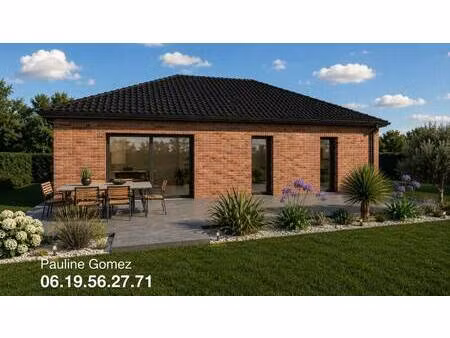 terrain avec maison neuve à vendre