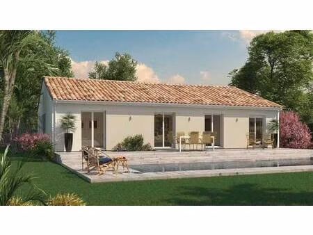terrain avec maison neuve à vendre