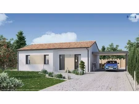 terrain avec maison neuve à vendre
