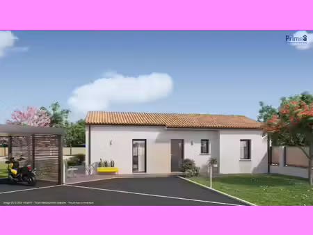 terrain avec maison neuve à vendre