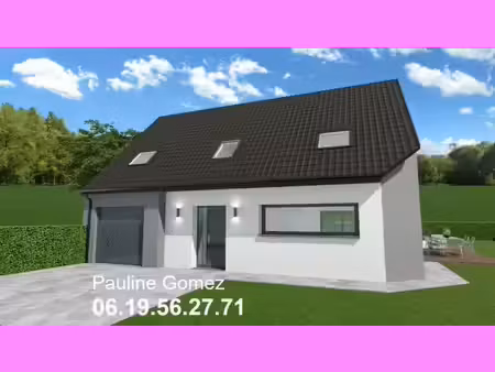terrain avec maison neuve à vendre