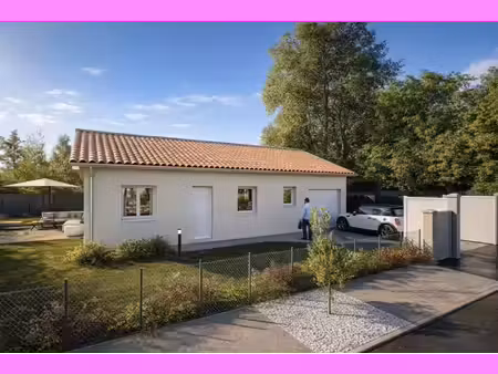terrain avec maison neuve à vendre