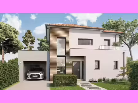 terrain avec maison neuve à vendre