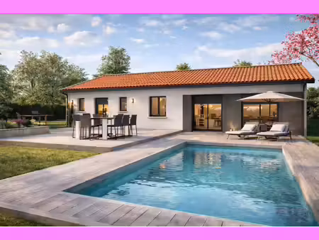 terrain avec maison neuve à vendre