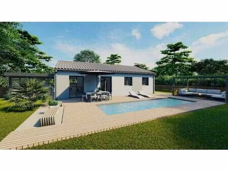 terrain avec maison neuve à vendre